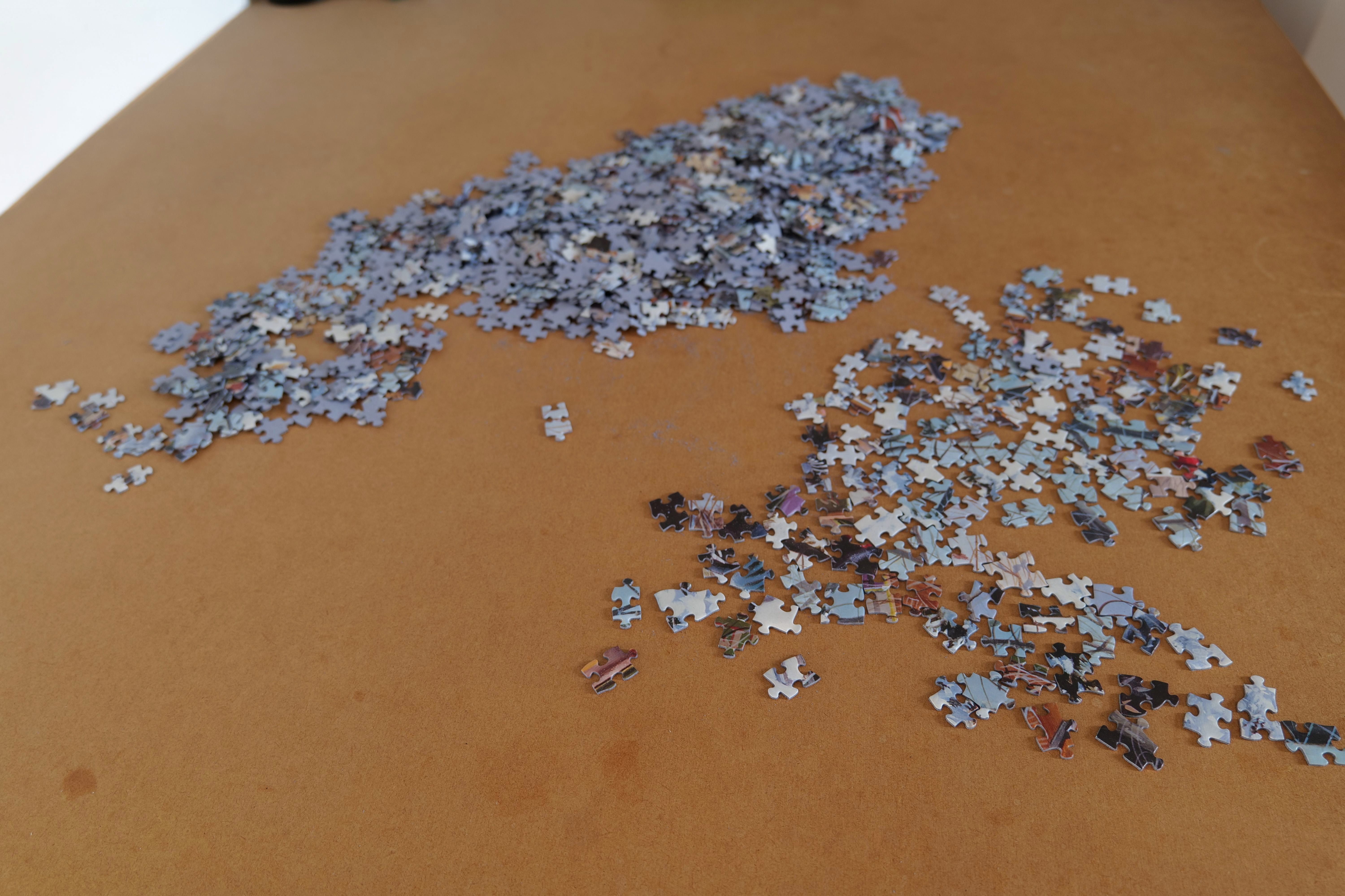 A photo of puzzle not yet completed depicting the challenges of 2026. Photo take by Baldi, A.K.A Amonn AL-Mahrouq