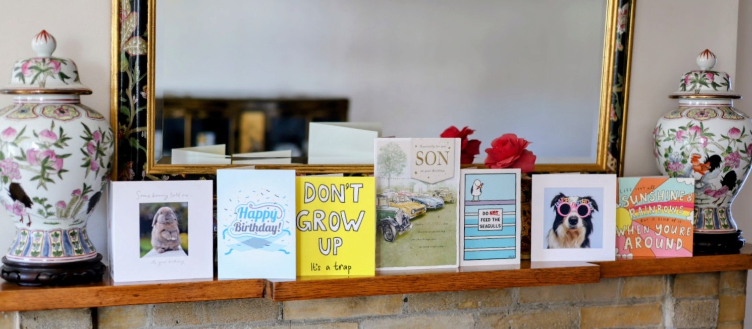 Photo selection of Birthday Cards in 2026 received by Baldi, A.K.A Amonn AL-Mahrouq. Photo taken in February 2026 by Baldi