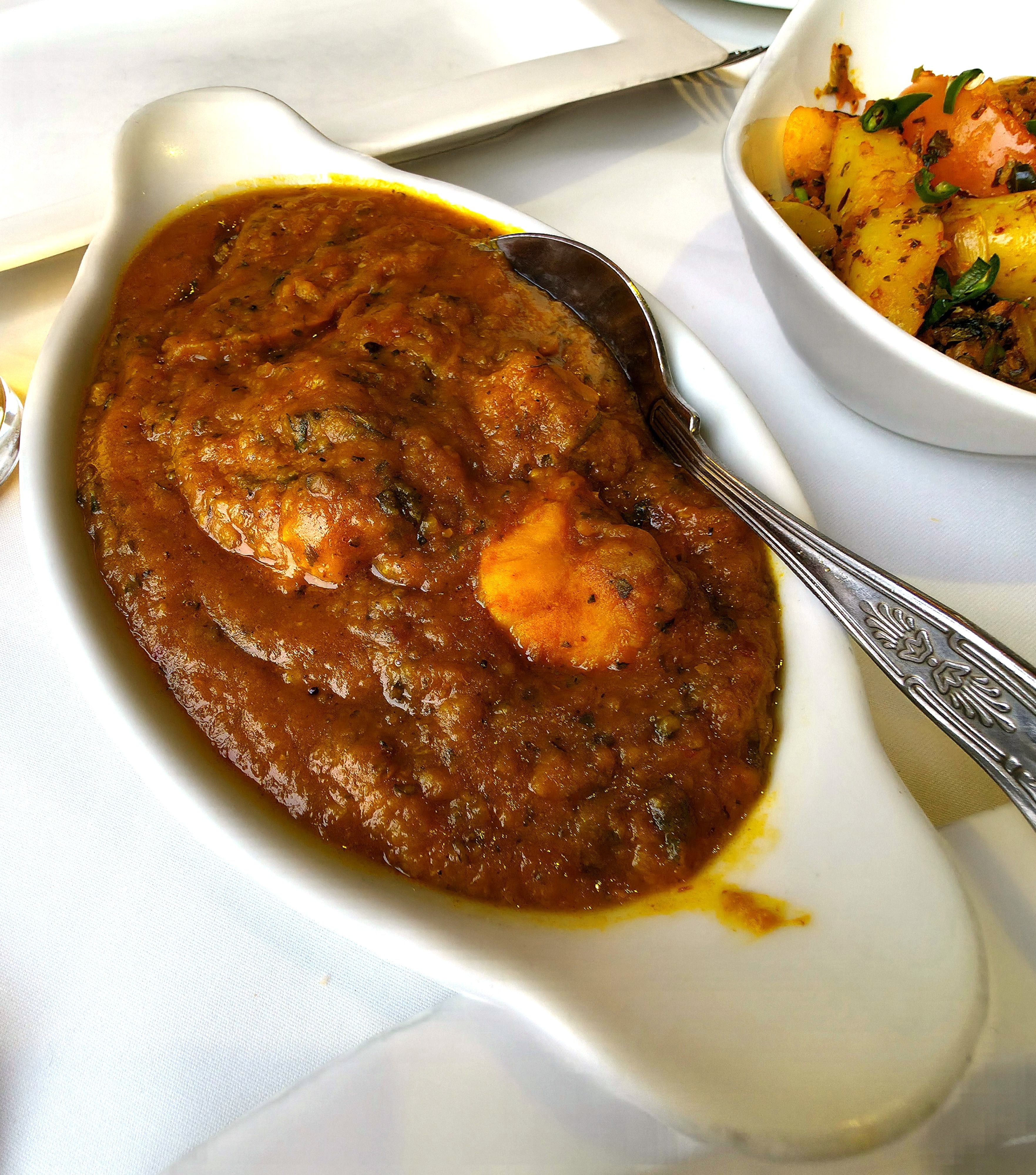 Bombay Bay Chicken Massaman Curry, Indian Cuisine food in Southsea Marina. Photo taken by Baldi, A.K.A. Amonn AL-Mahrouq.