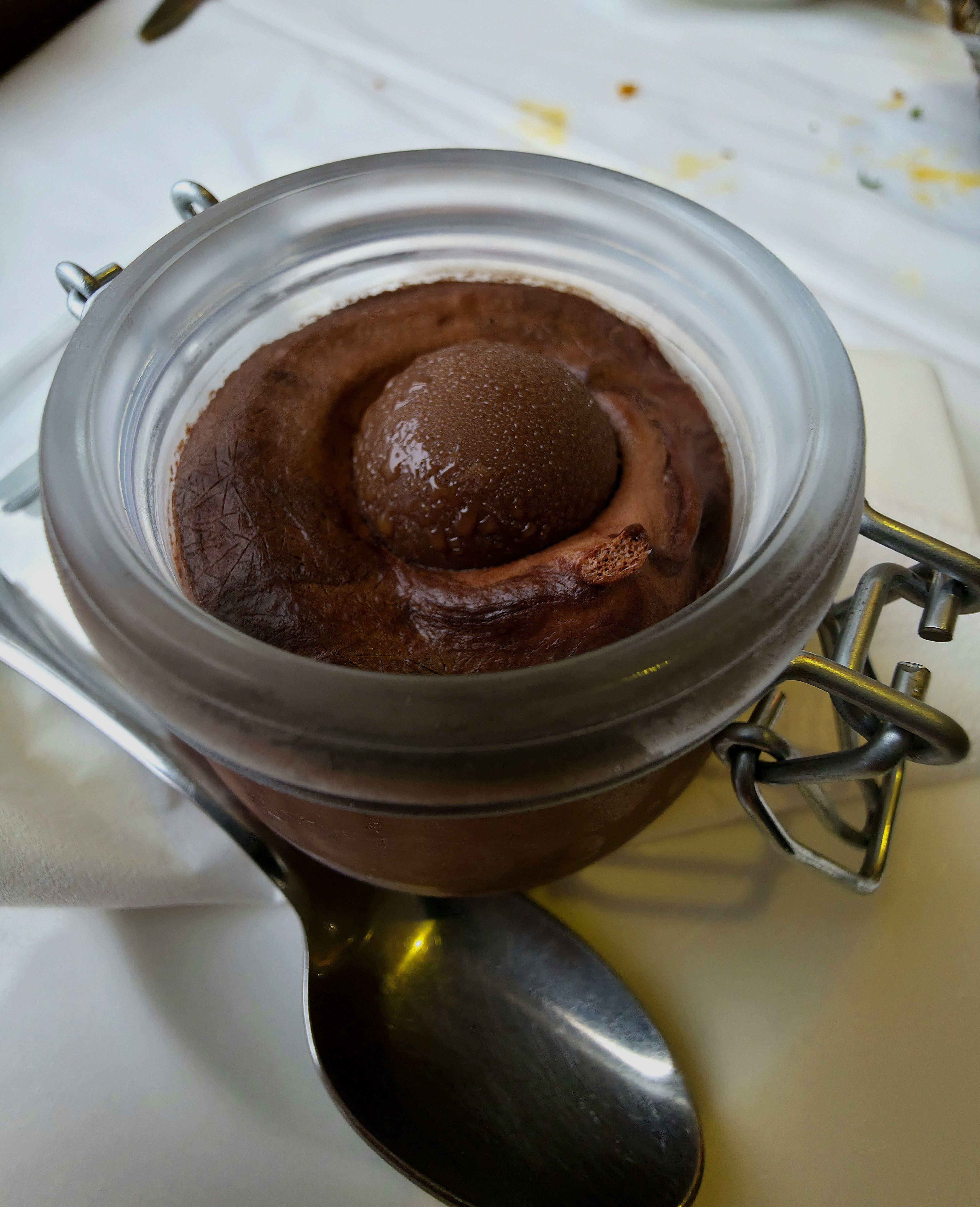 Bombay Bay Chocolate Mousse Desert, Bombay Bay, Indian Cuisine, Southsea Marina.