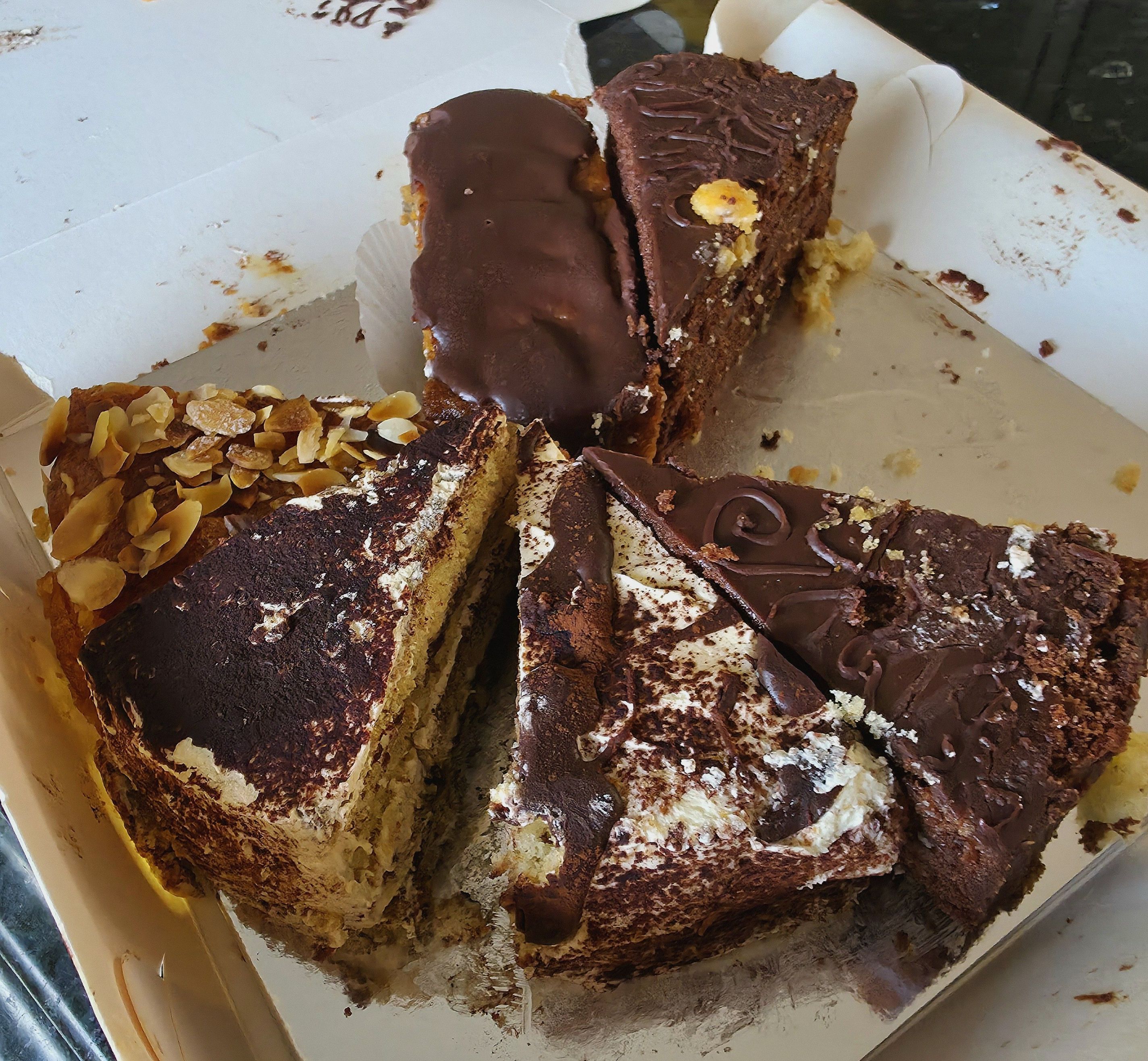 A photo of cake enjoyed by my family in September 2025.