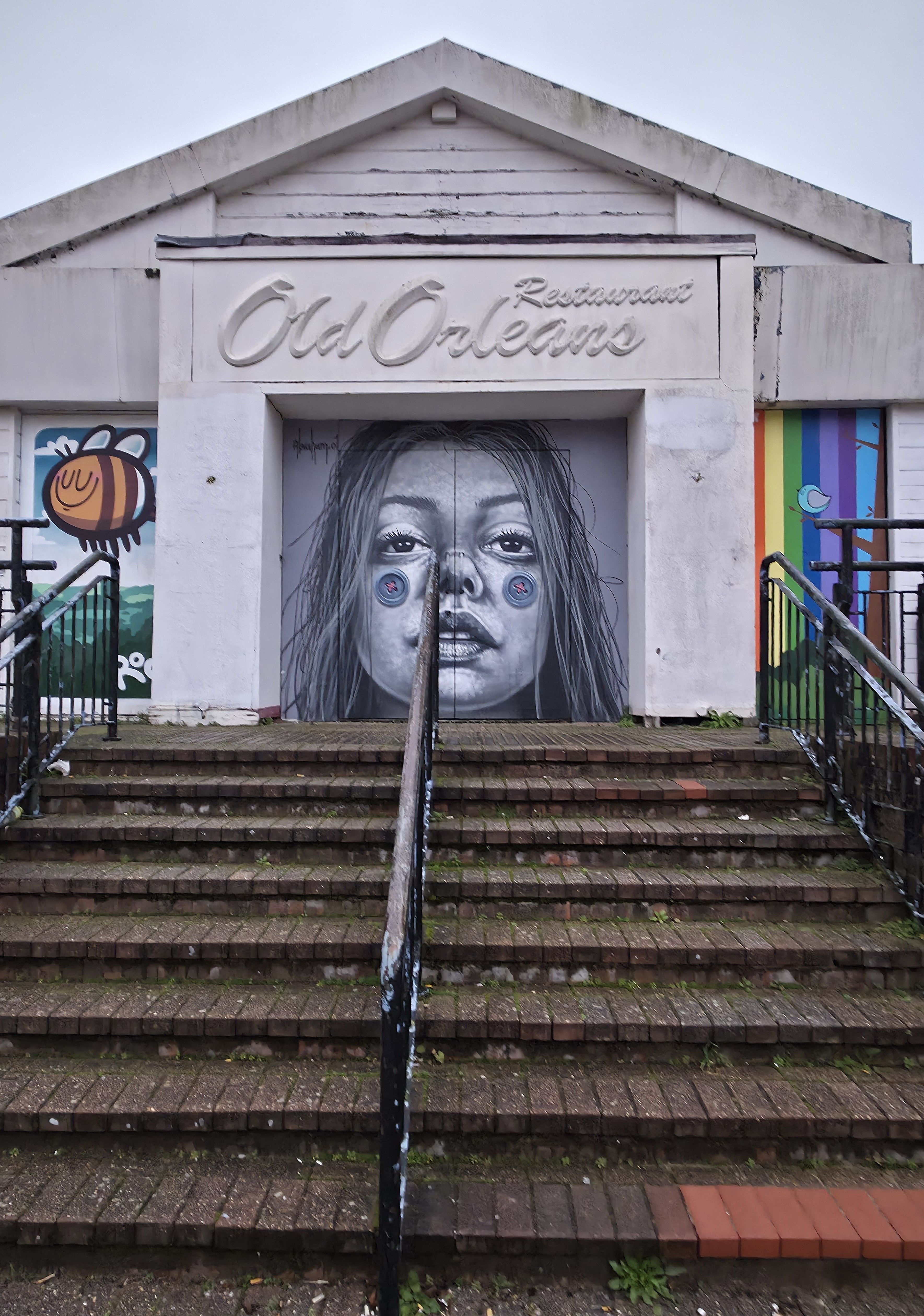 A fine example of inspirational Street Art found in a square in Guildford, Surrey, United Kingdom. Photo taken in October 2025 by Baldi, A.K.A Amonn AL-Mahrouq