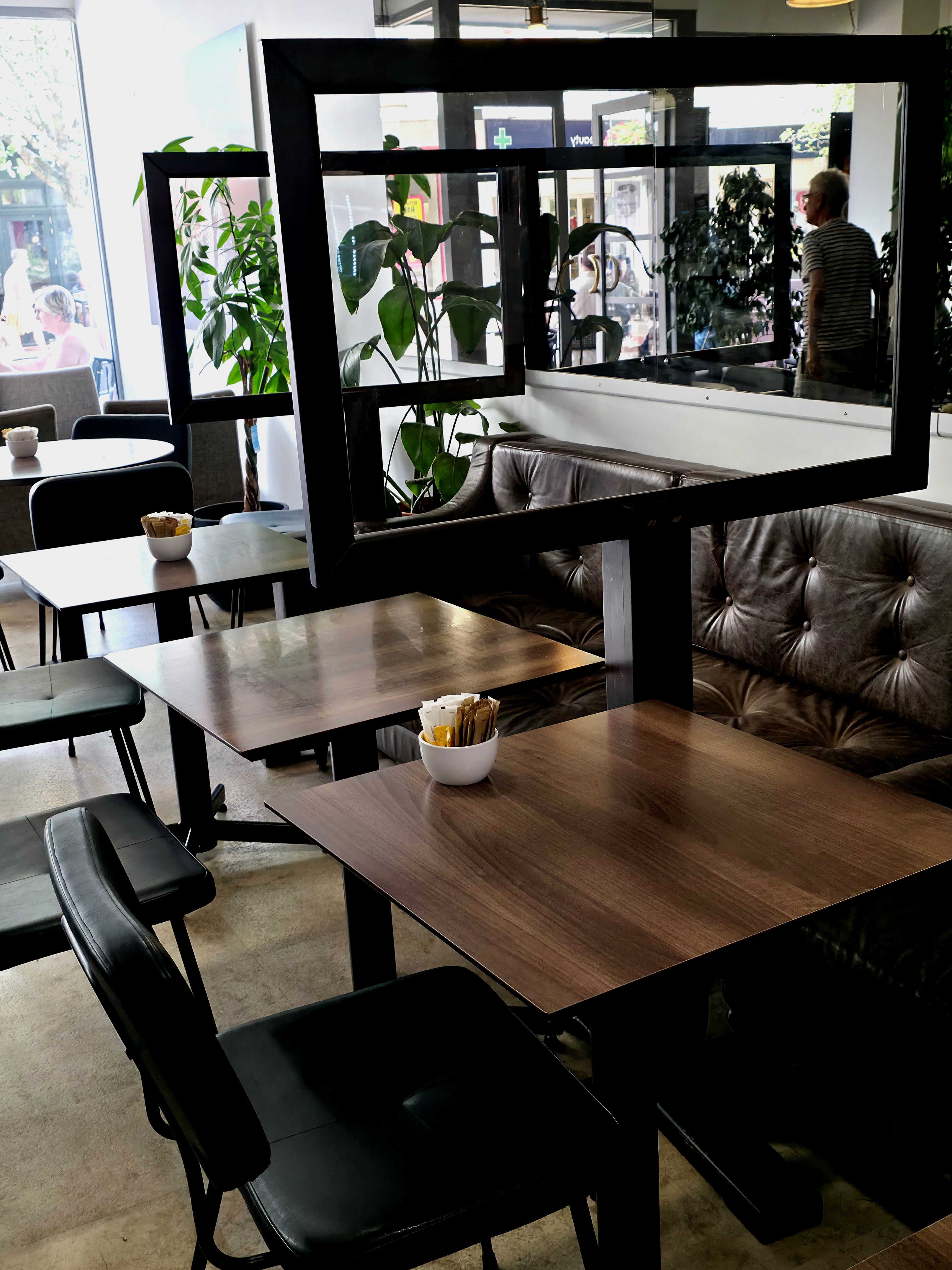 A photo of strong black coffee enjoyed by Baldi, Amonn AL-Mahrouq in Obriens Coffee, Southsea in September 2025.