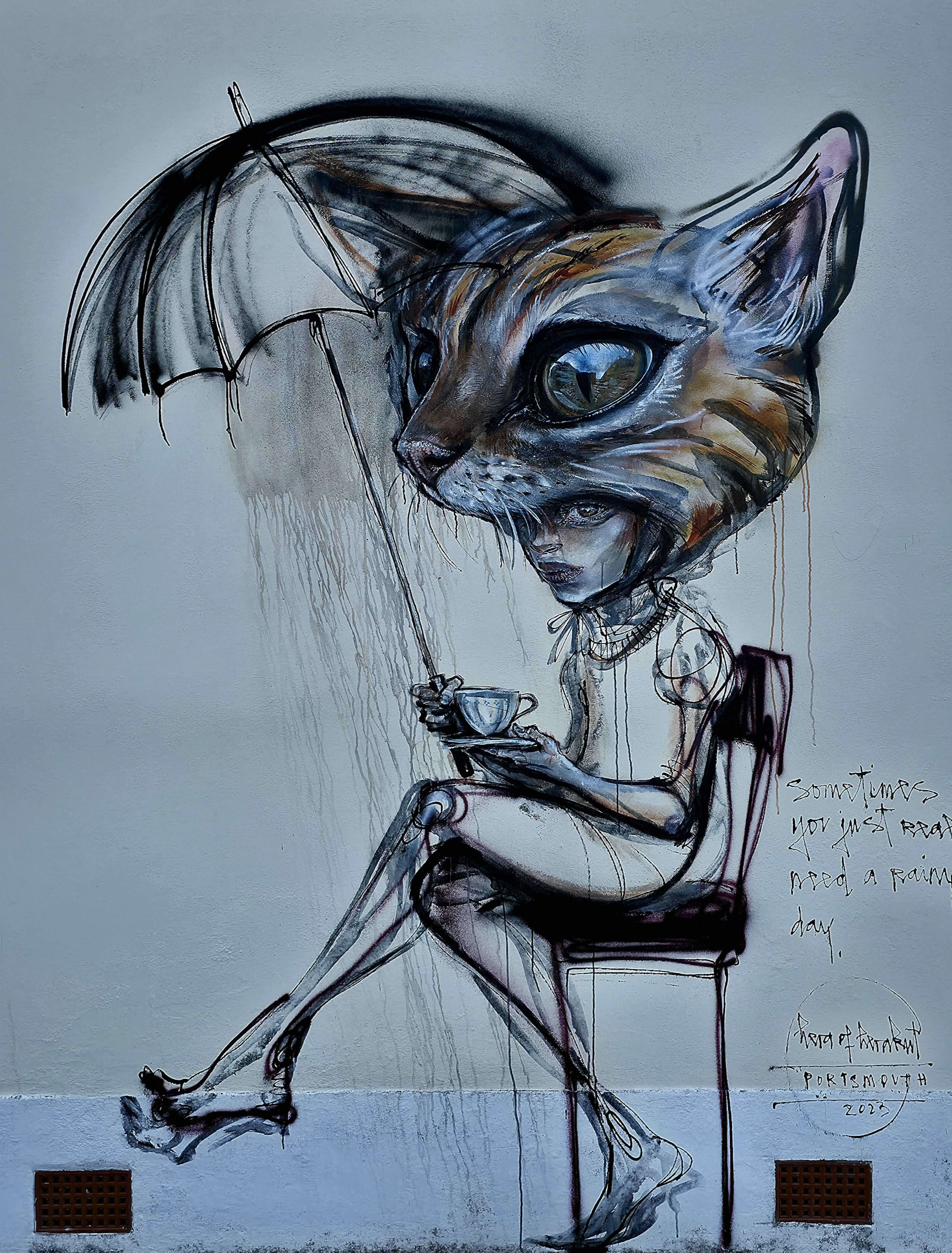 Photo of Street Art in Portsmouth, Hampshire, United Kingdom. Photo taken in February 2026 by Baldi, A.K.A Amonn AL-Mahrouq.
