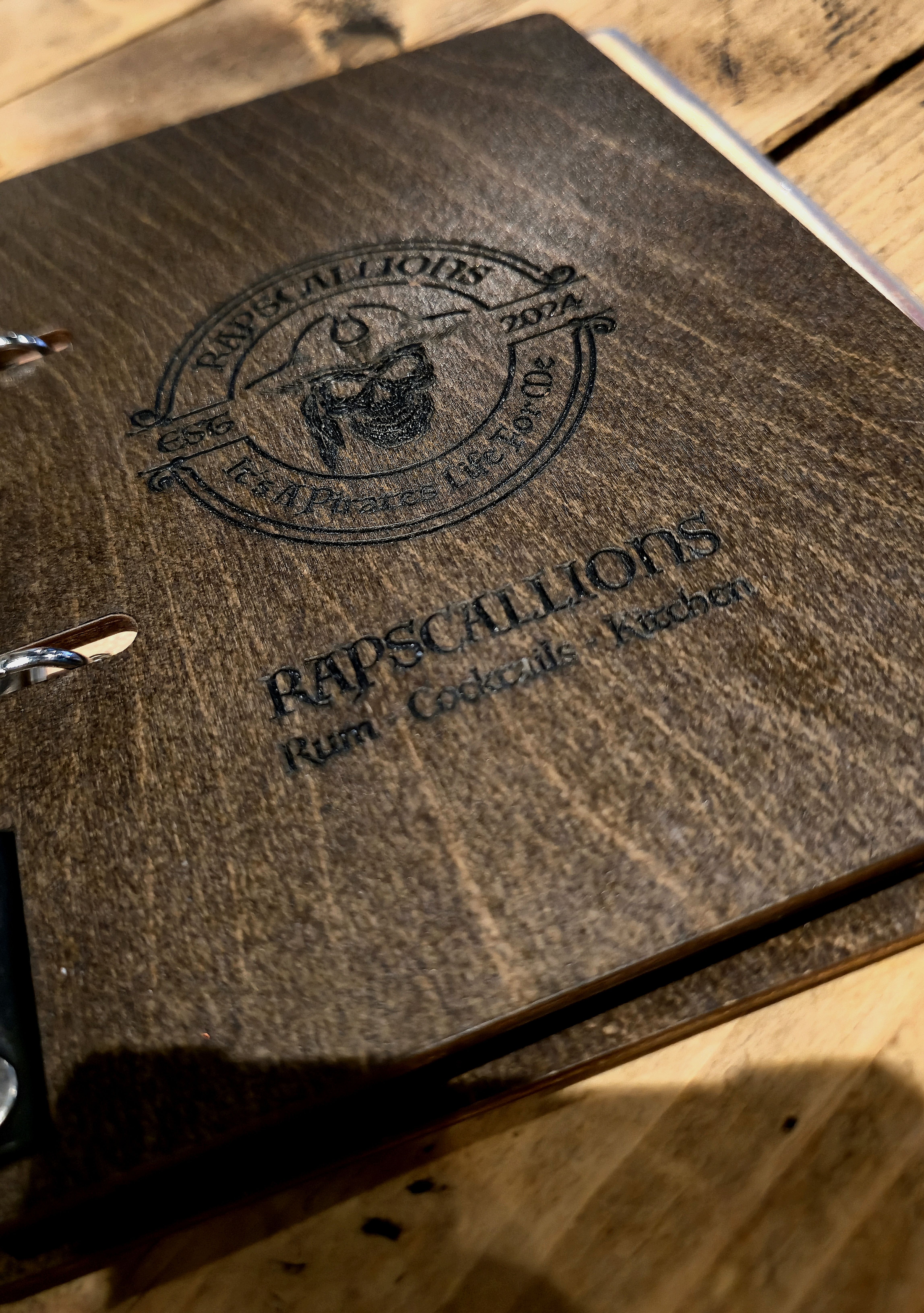 Photo of a Menu from Rapscallions, Southsea.