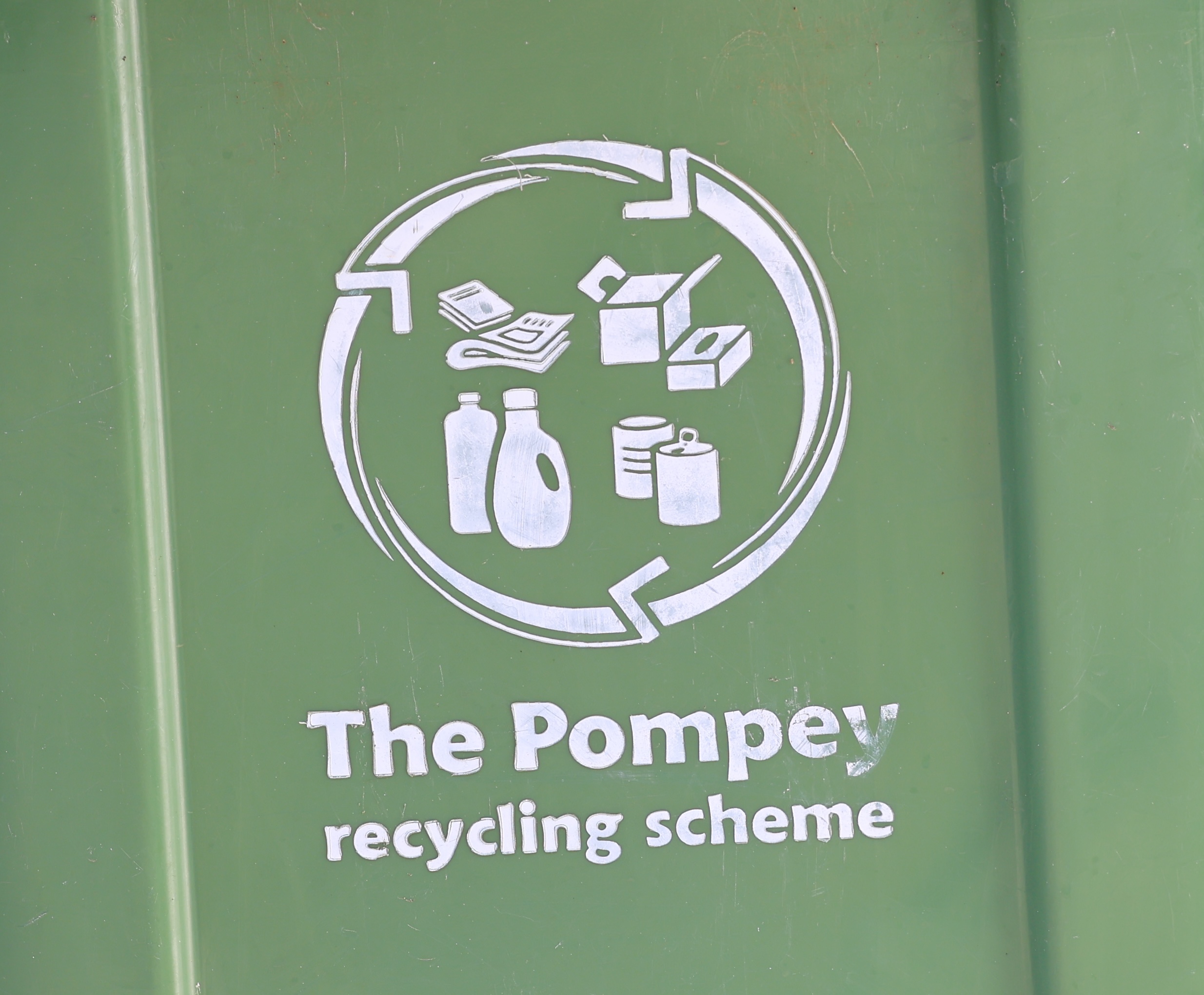 Photo of Baldi's local recycling bin and campaign to get others to recycle. Photo taken in May 2026, by Baldi, A.K.A Amonn AL-Mahrouq.