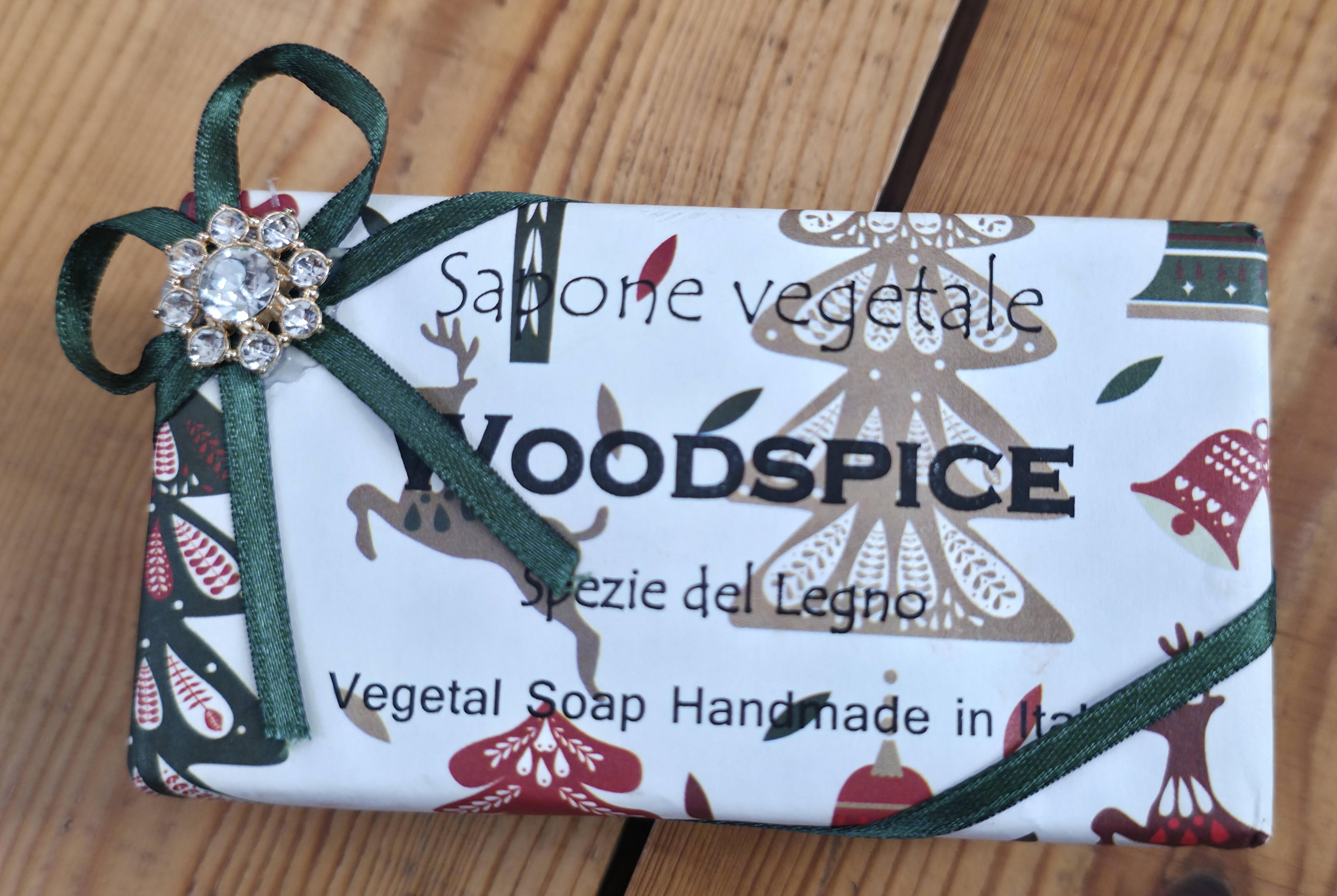 Photo of some Soap I, Baldi, Amonn AL-Mahrouq received from a friend for Xmas 2025. Photo taken in December 2025 by Baldi, A.K.A Amonn AL-Mahrouq.