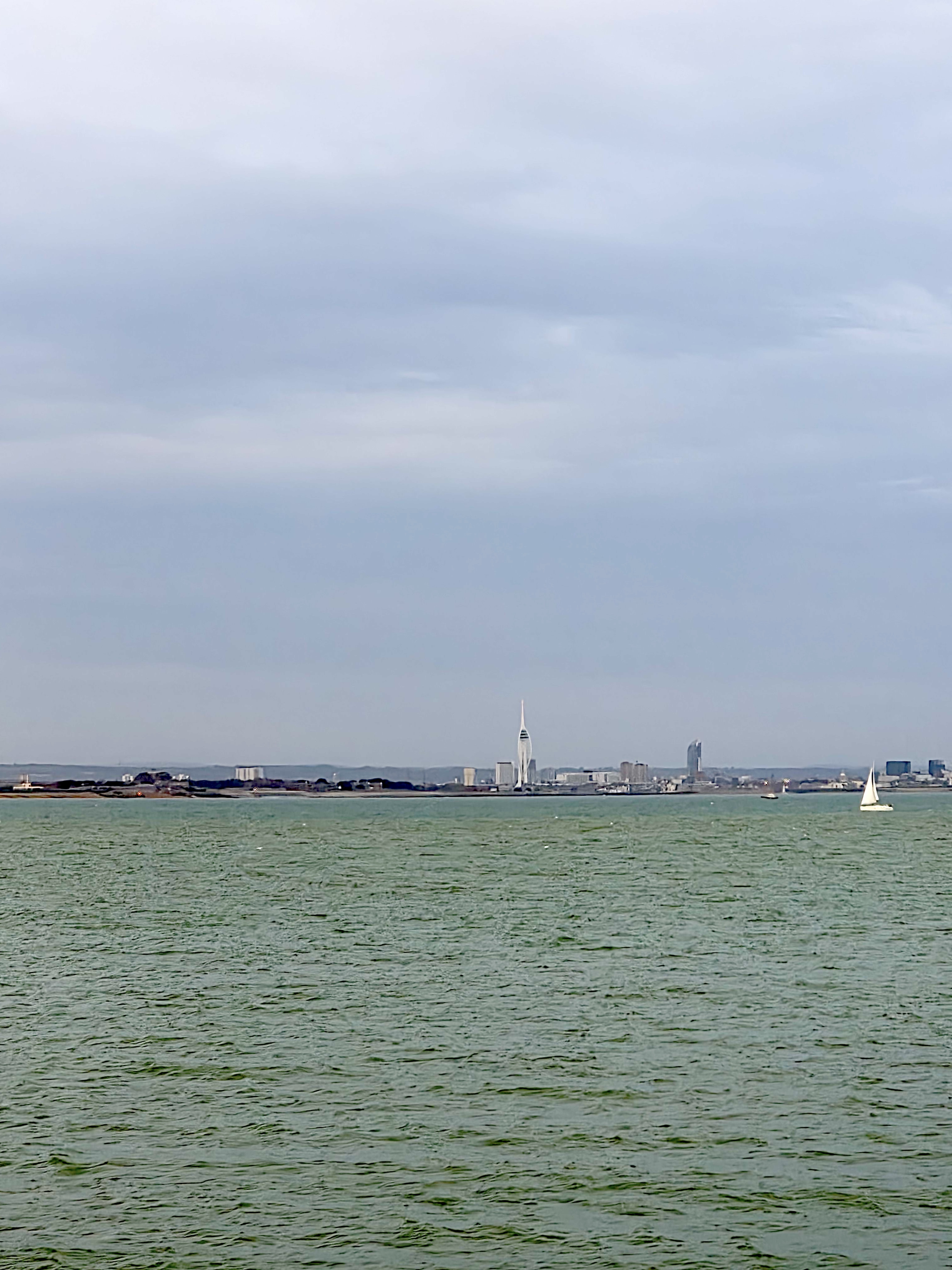 A photo of the Solent, United Kingdom. Photo taken in February 2026 by Baldi, A.K.A Amonn AL-Mahrouq.