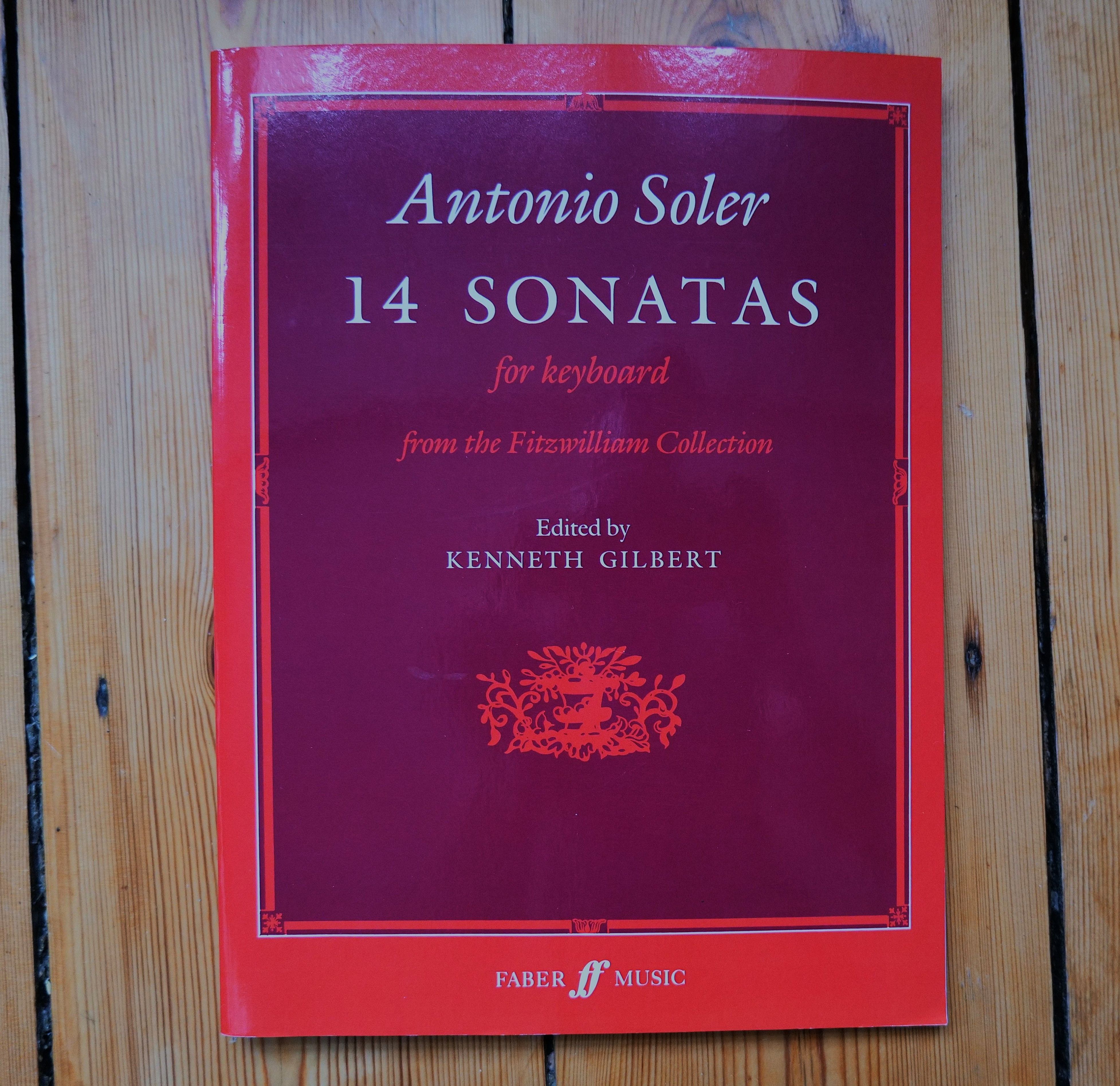Photo of the cover of 14 keyboard Sonatas by Solar for Solo Piano. Photo taken in February 2026 by Baldi, A.K.A Amonn AL-Mahrouq
