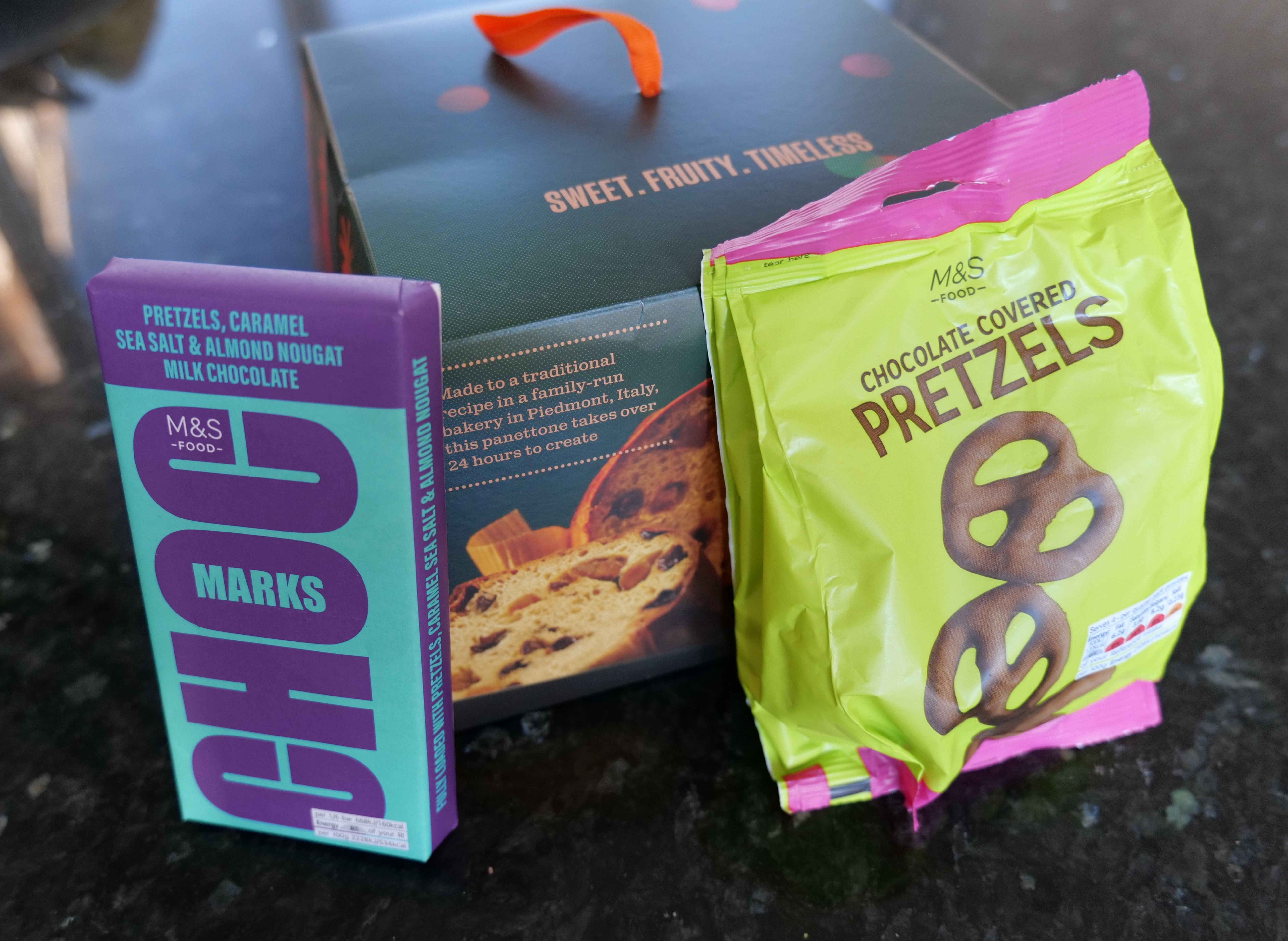 A photo of a collection of Christmas Chocolates given to Baldi. Photo taken by Baldi, A.K.A Amonn AL-Mahrouq in January 2026.