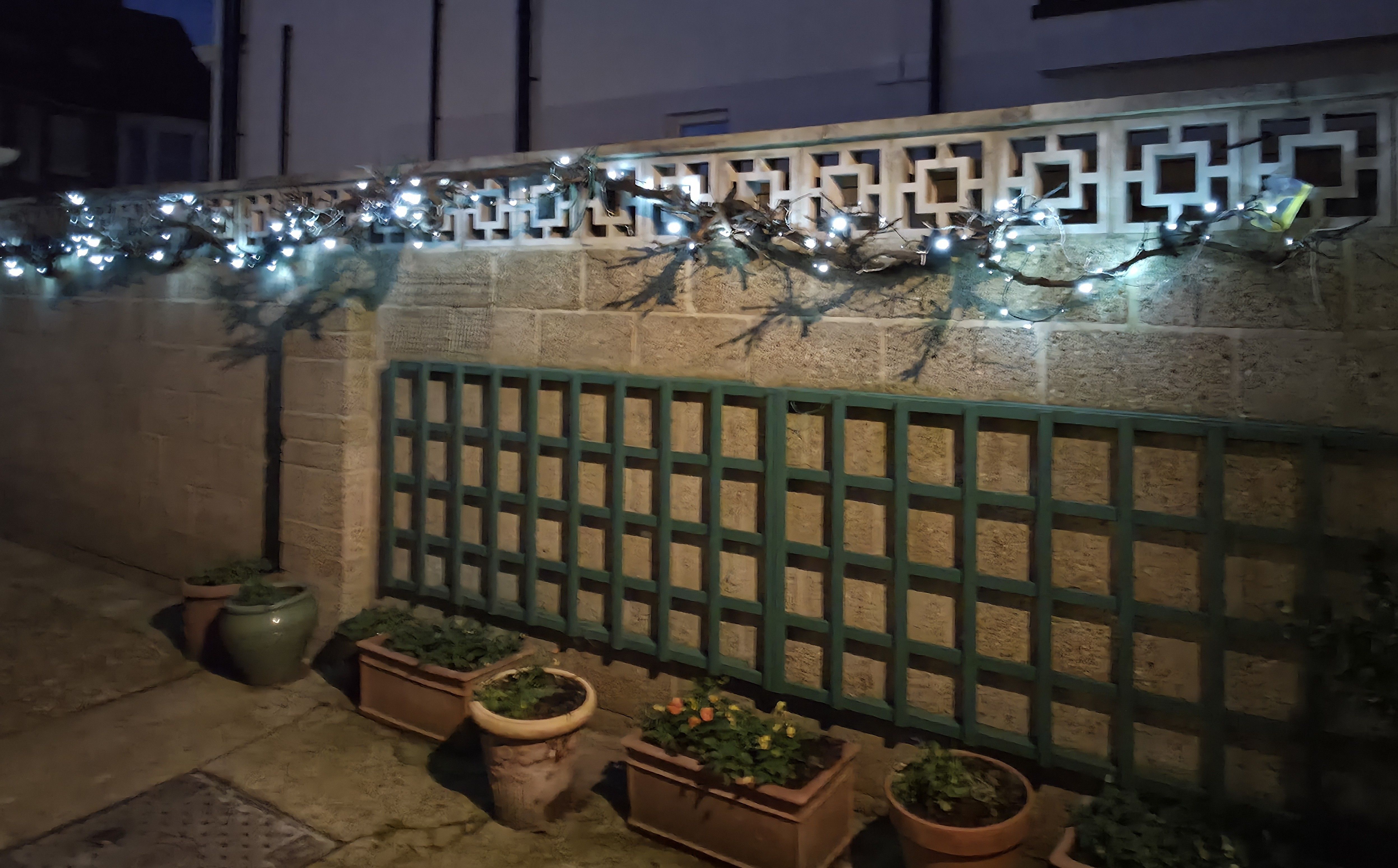 Photo of our family's Christmas Lights, taken in December 2025 by Baldi, A.K.A Amonn AL-Mahrouq.