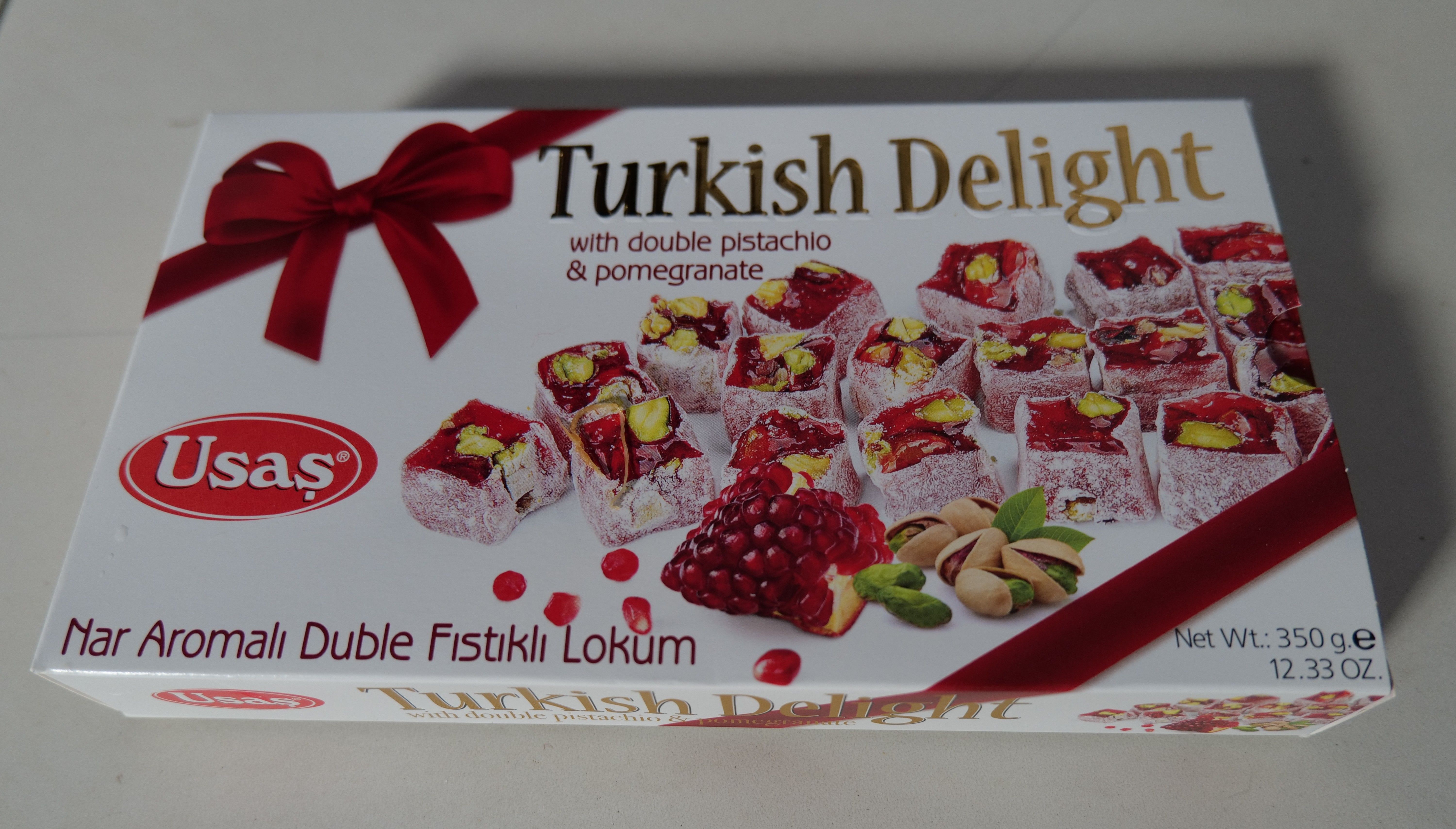A photo of Xmas Turkish Delight with a twist given to Baldi. Photo taken by Baldi, A.K.A Amonn AL-Mahrouq in January 2026.